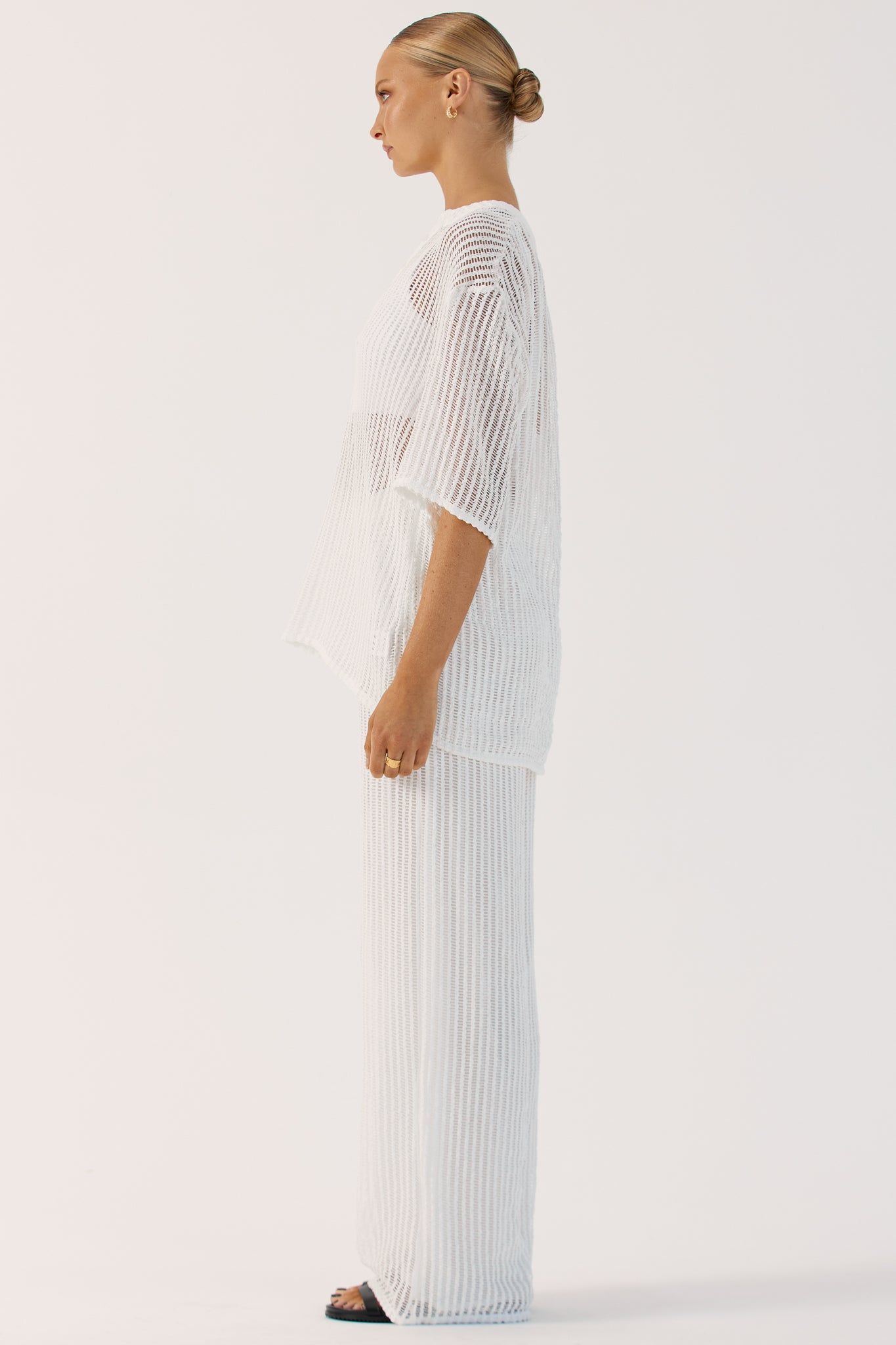 Zayden Knit Pant (White)
