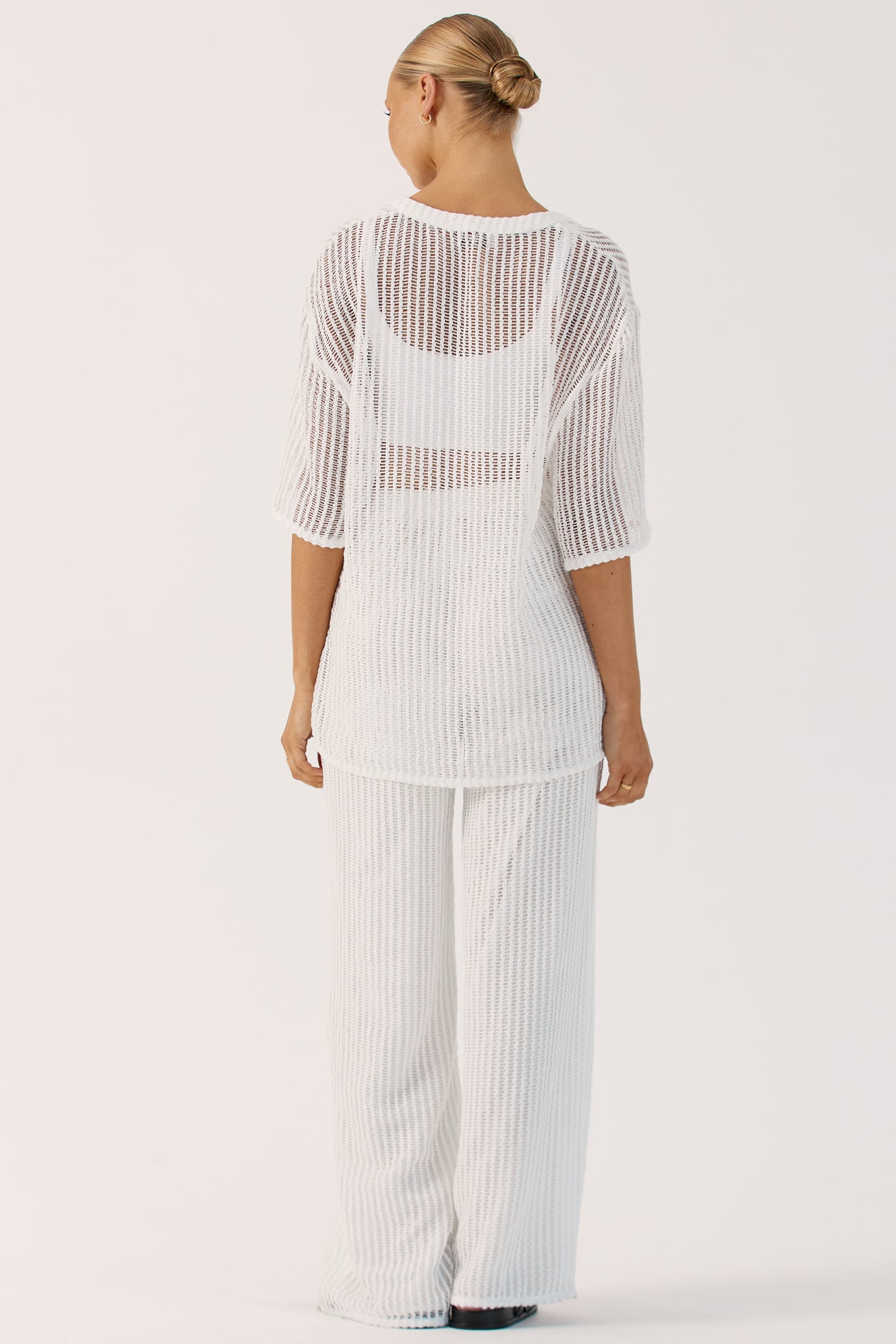 Zayden Knit Pant (White)