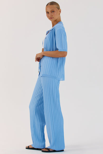Kora Knit Pant (Blue)