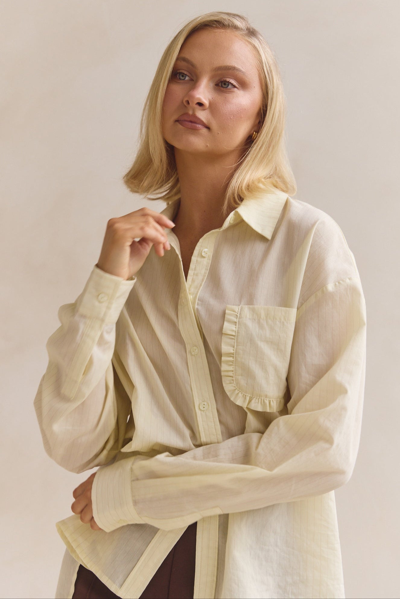 Stevie Shirt (Lemon)