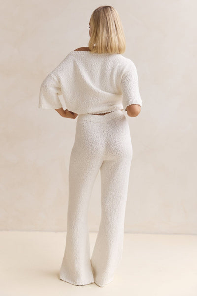Avalon Boucle Pant (White)