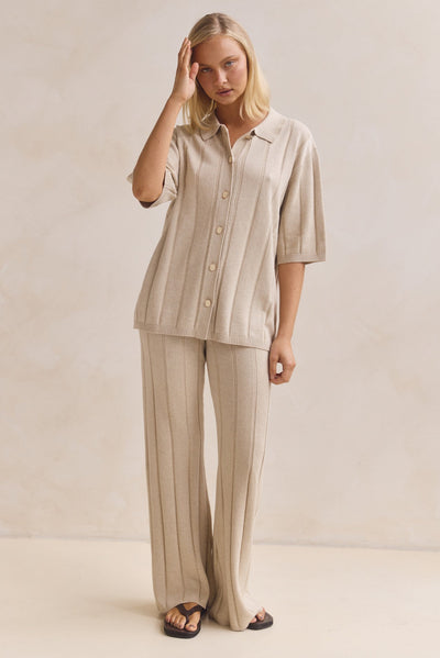 Solace Knit Pant (Oat)