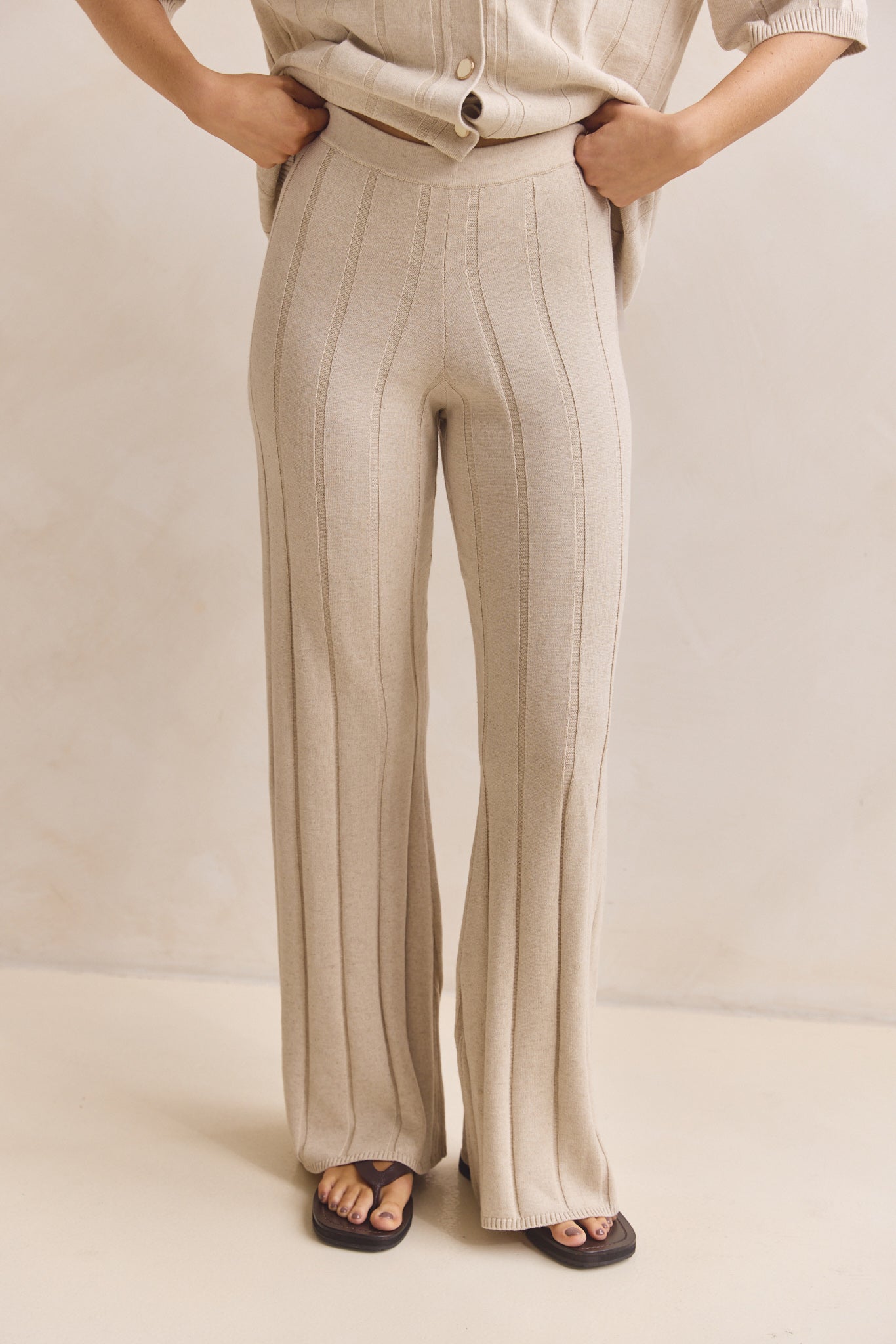Solace Knit Pant (Oat)