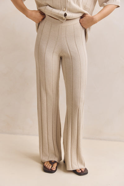 Solace Knit Pant (Oat)