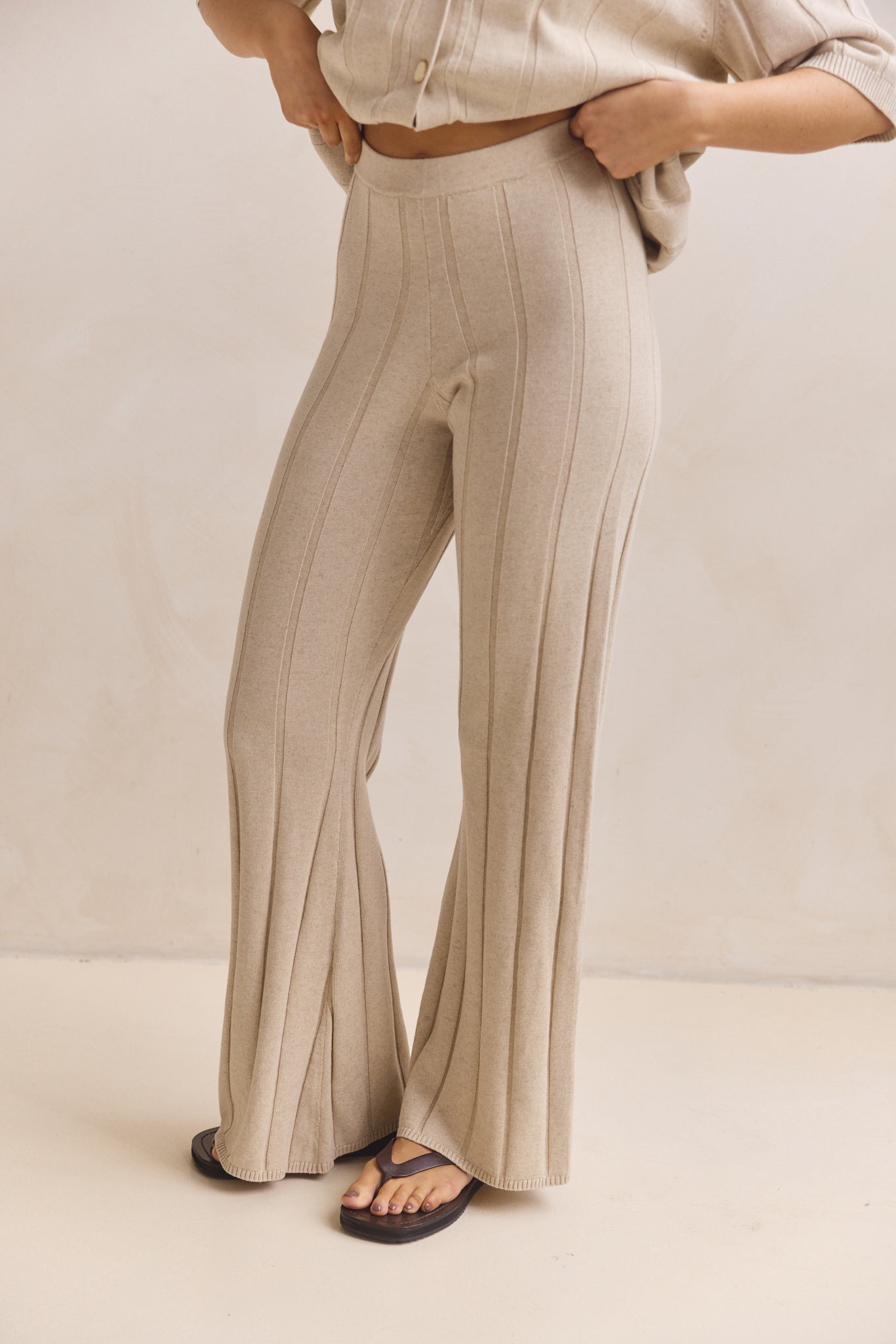 Solace Knit Pant (Oat)