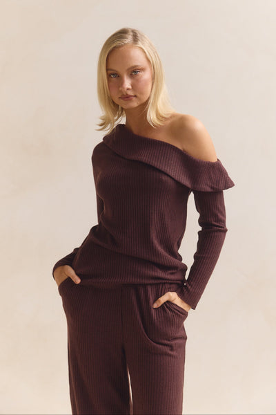 Ellie Knit Set (Chocolate)