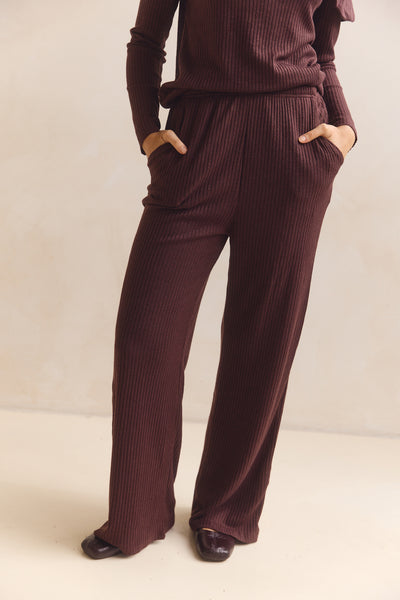 Ellie Knit Set (Chocolate)
