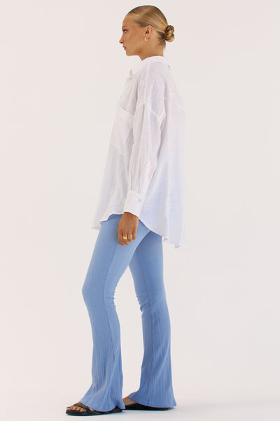 Sophie Flared Pant (Blue)