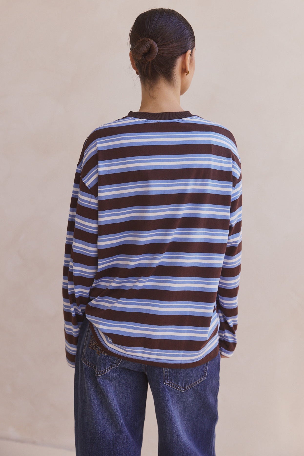 Kyra Long Sleeve Top (Chocolate)