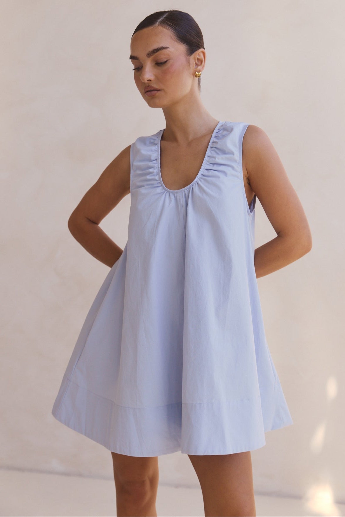 Raelle Mini Dress (Blue)