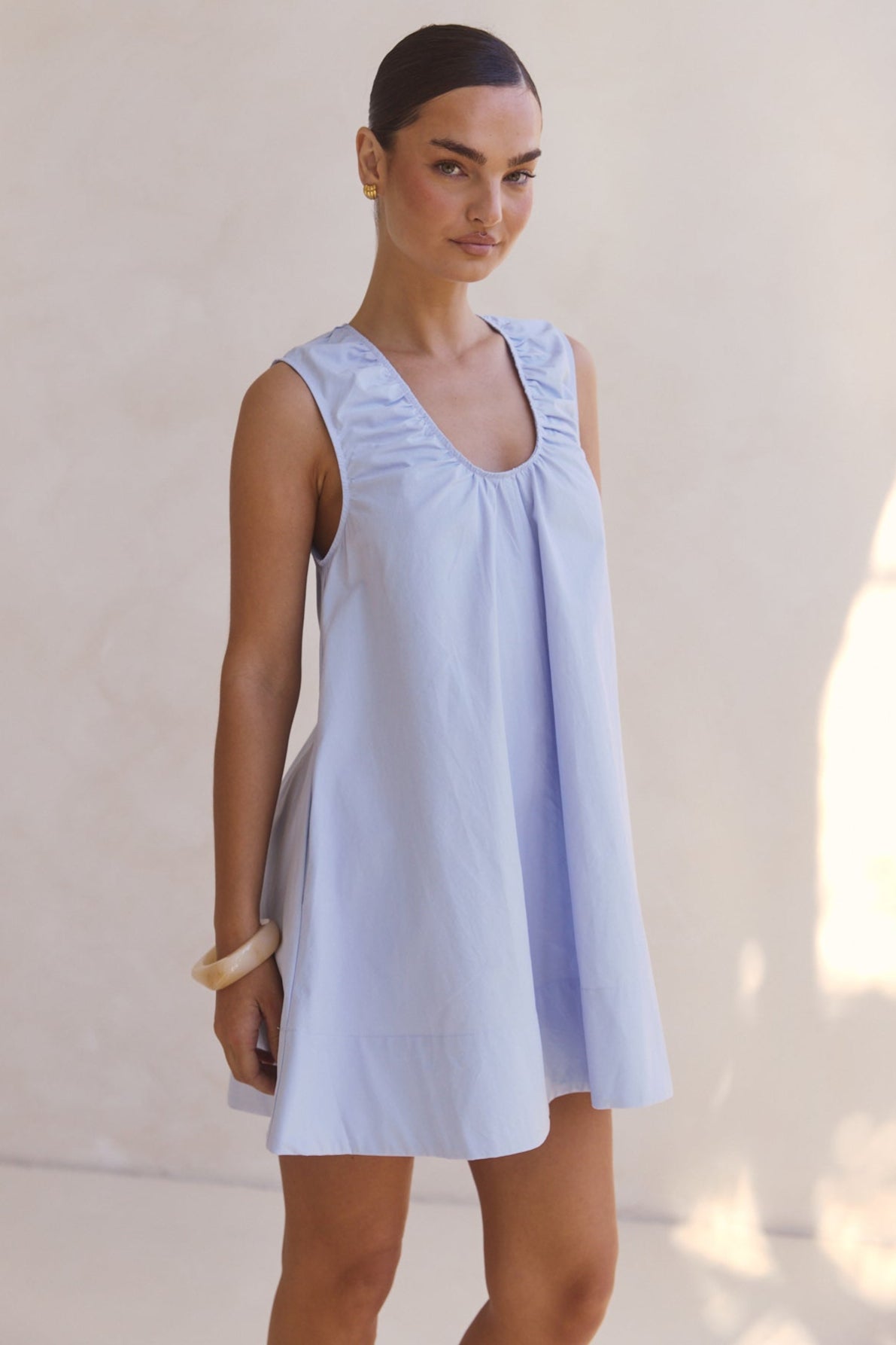 Raelle Mini Dress (Blue)