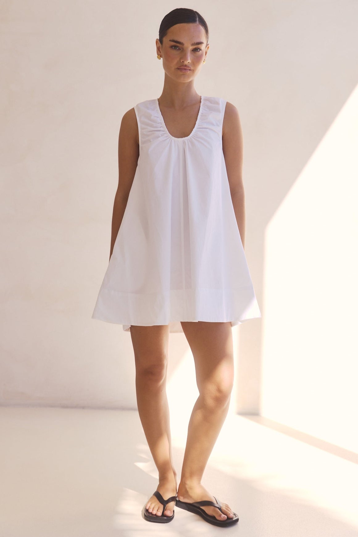 Raelle Mini Dress (White)