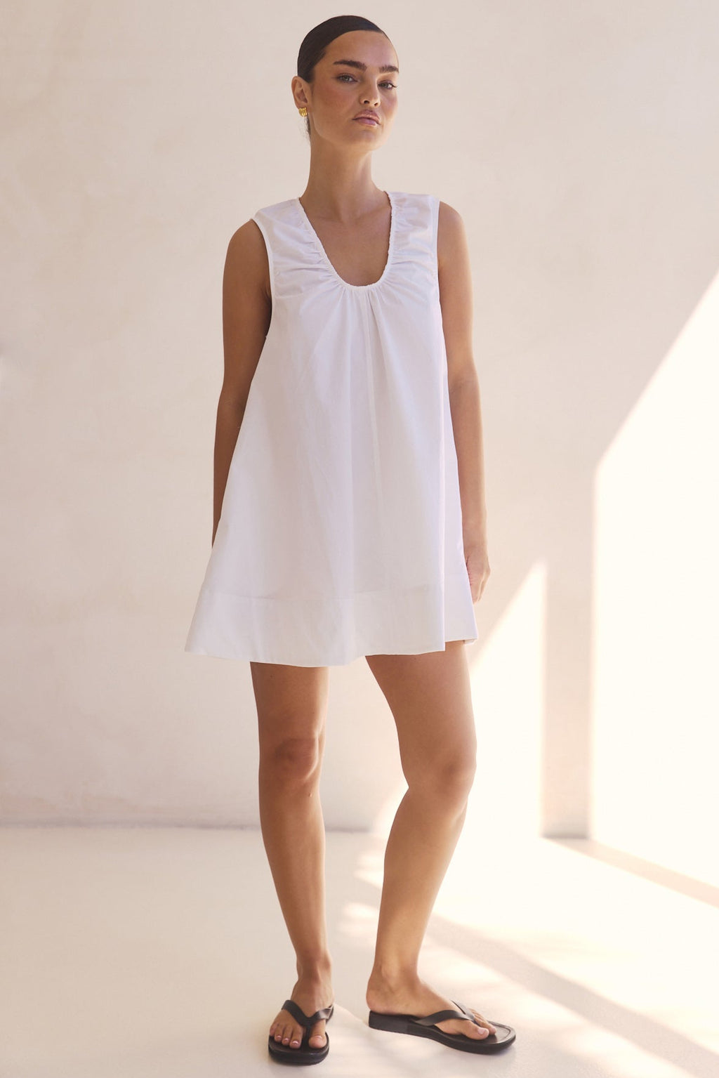 Raelle Mini Dress (White)