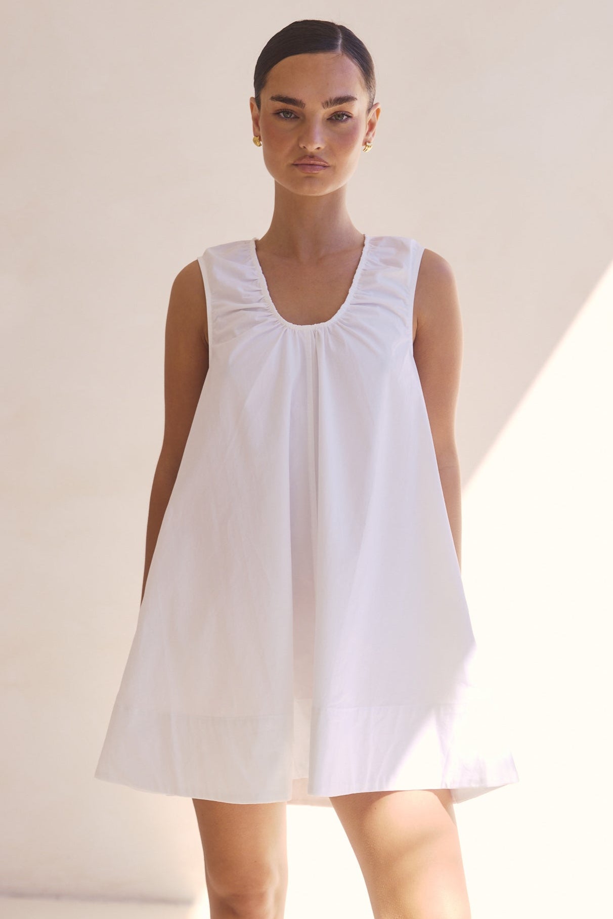 Raelle Mini Dress (White)
