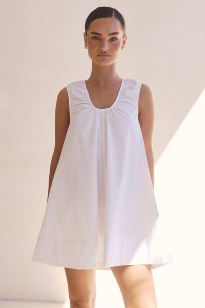 Raelle Mini Dress (White)