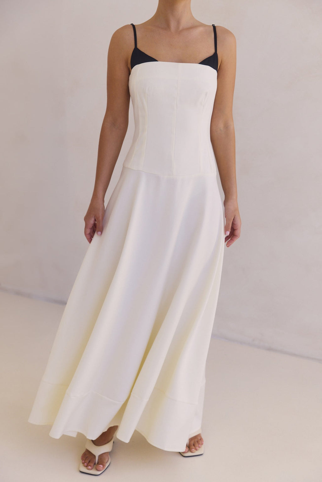 Madelyn Maxi Dress (Cream)