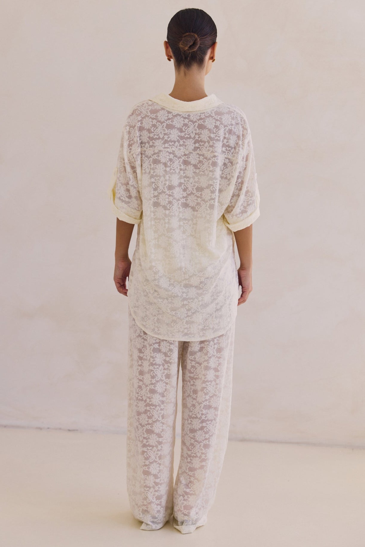 Camilla Lace Shirt (Cream)