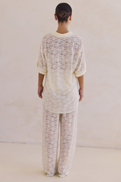 Camilla Lace Shirt (Cream)