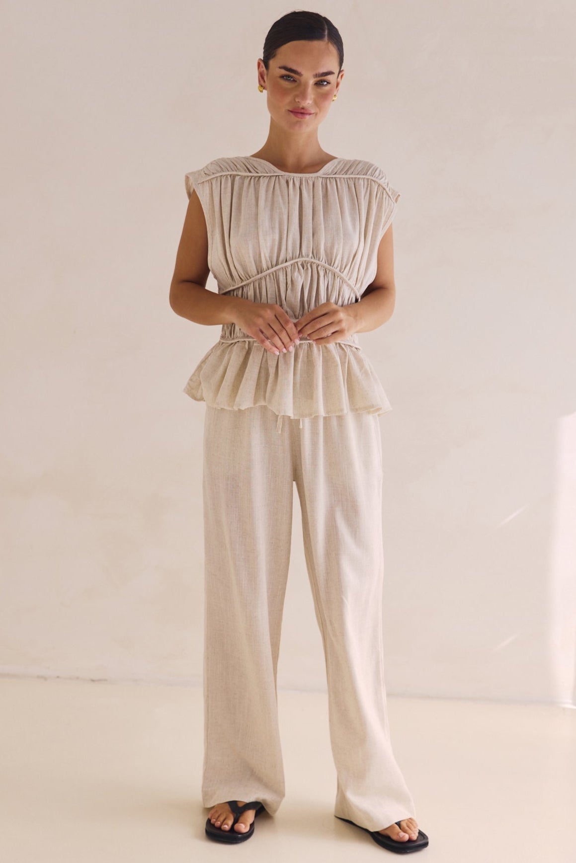 Emilia Top (Beige)