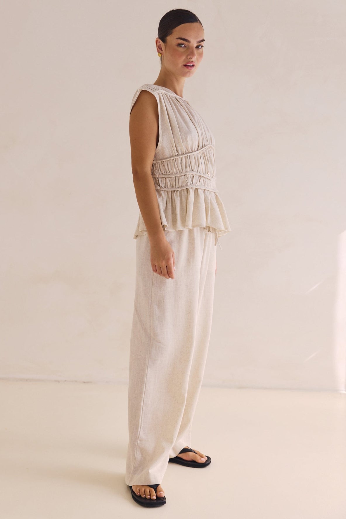 Emilia Pant (Beige)