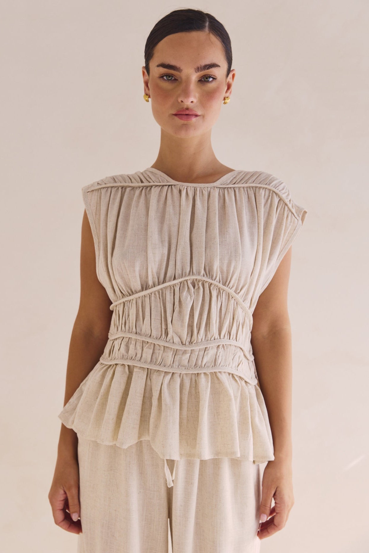 Emilia Top (Beige)