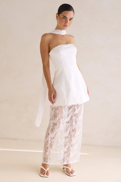 Skylar Maxi Dress (White)