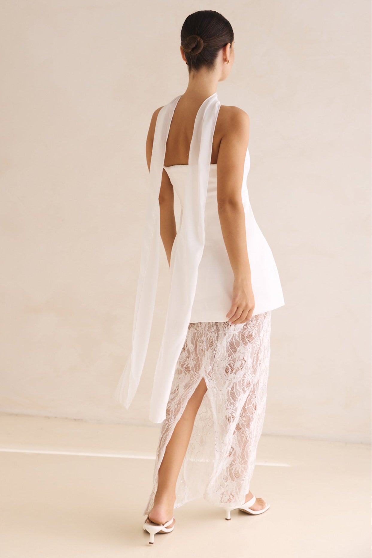 Skylar Maxi Dress (White)