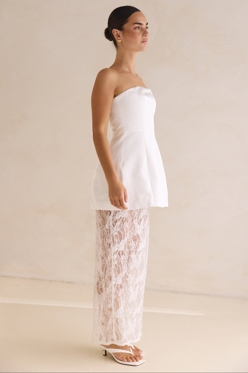 Skylar Maxi Dress (White)