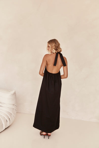 Amber Maxi Dress (Black)