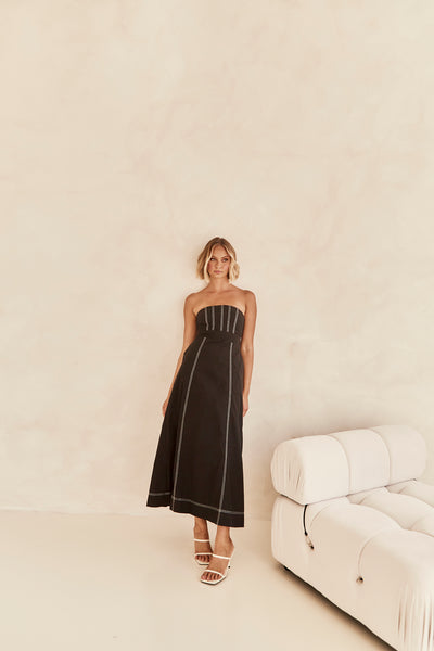 Louise Maxi Dress (Black)