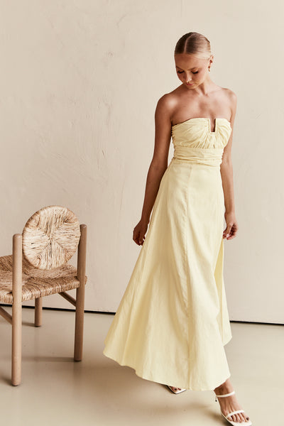 George Maxi Dress (Yellow)