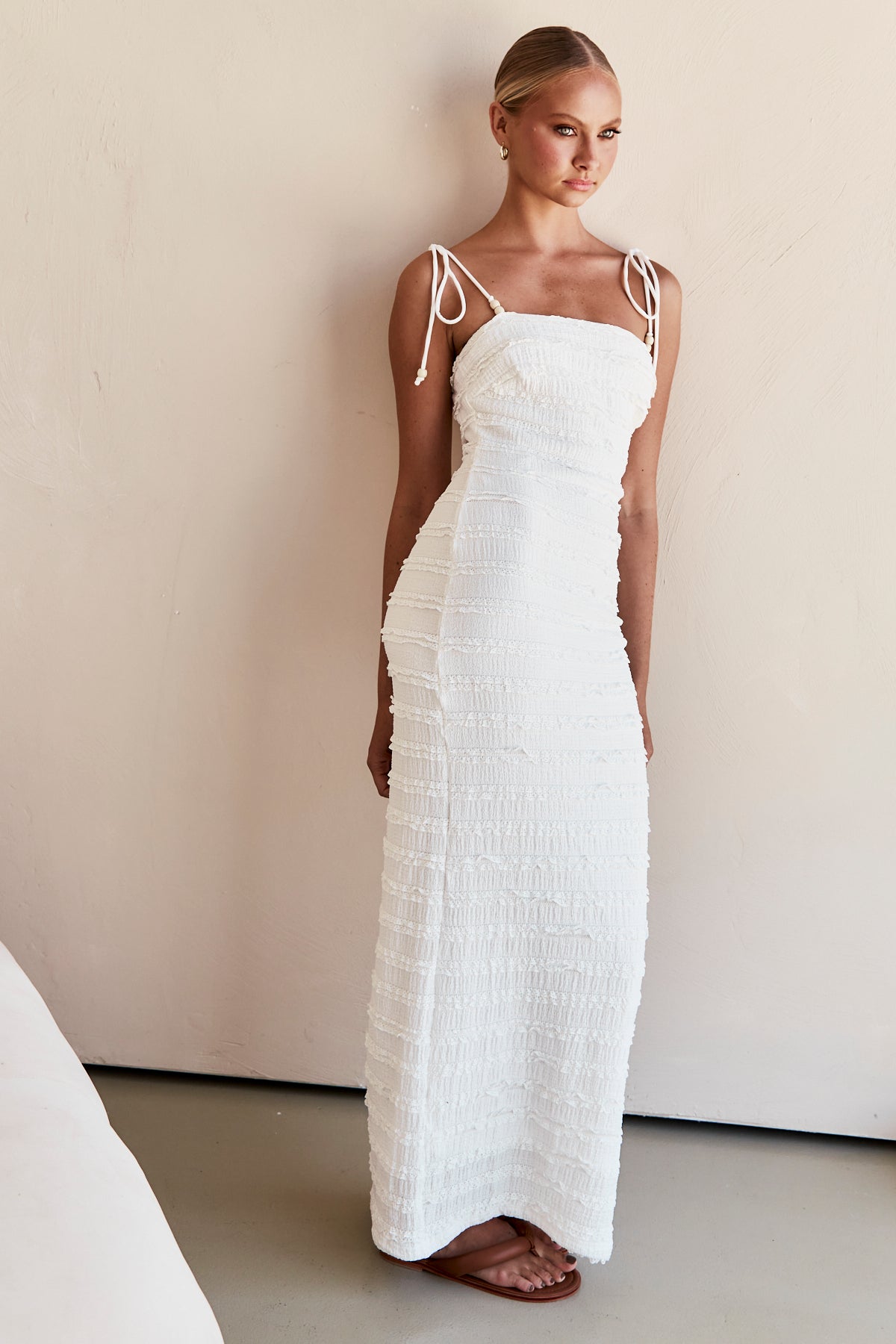 Alessia Maxi Dress (White)