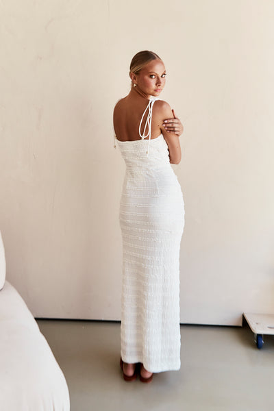 Alessia Maxi Dress (White)