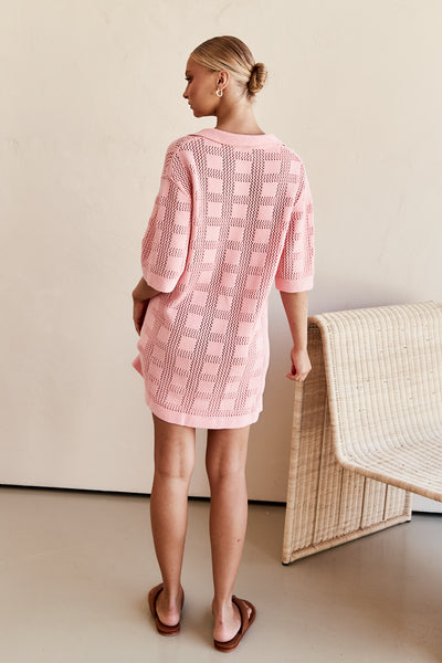 Parisian Sun Dress (Pink)