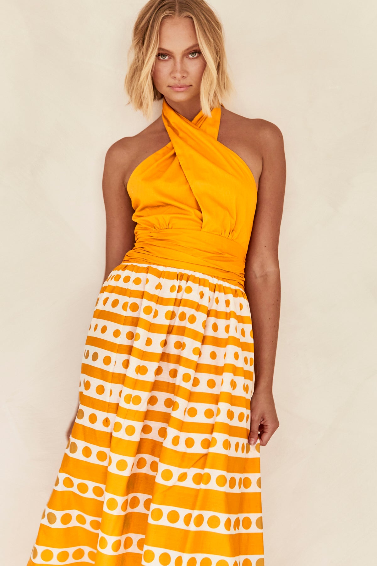 Elyse Maxi Dress (Orange)
