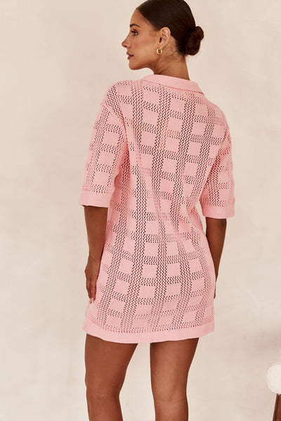 Parisian Sun Dress (Pink)