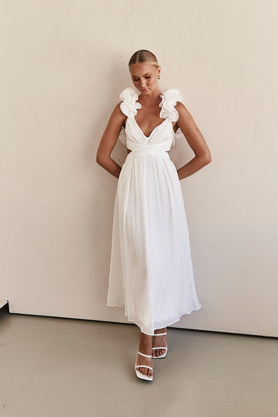 Luana Maxi Dress (White)