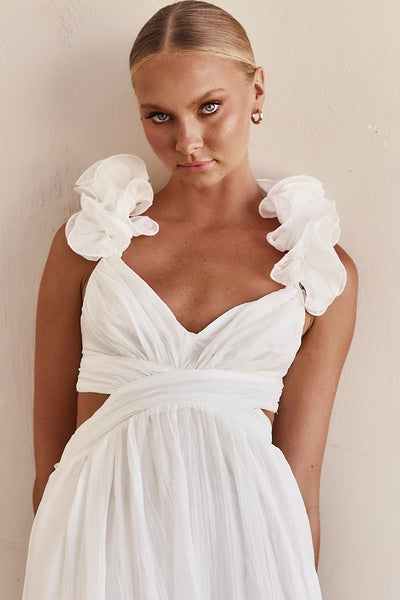 Luana Maxi Dress (White)