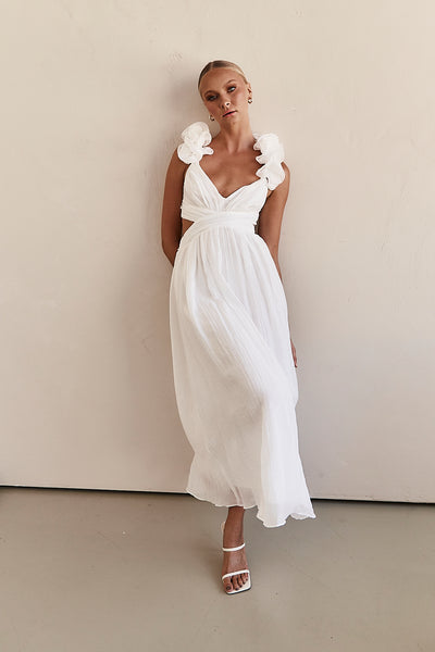 Luana Maxi Dress (White)