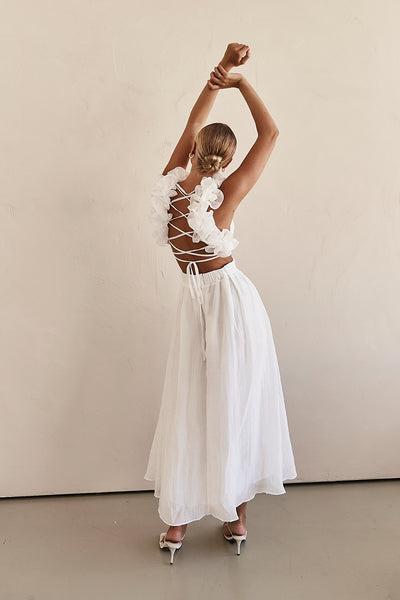 Luana Maxi Dress (White)