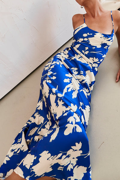 Santorini Maxi Dress (Blue)