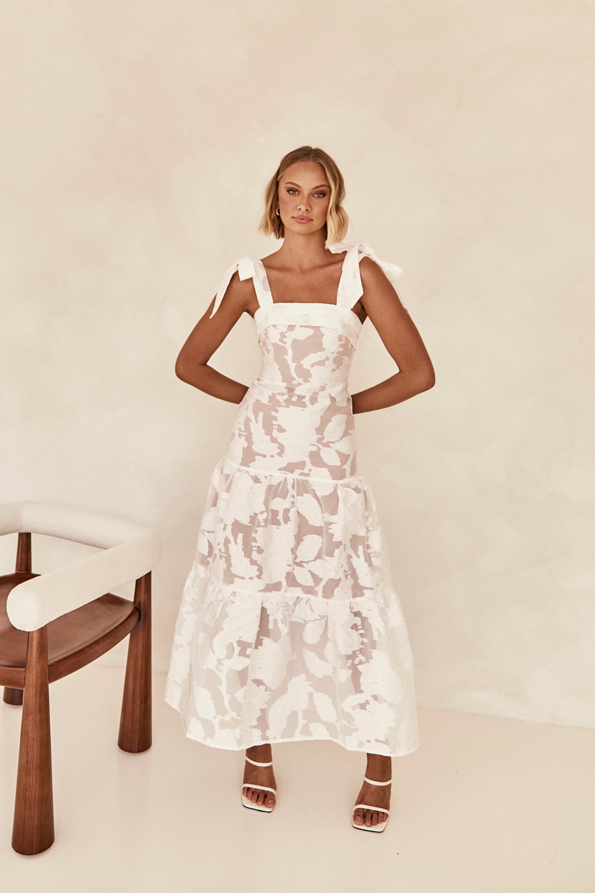 Inara Maxi Dress (White)