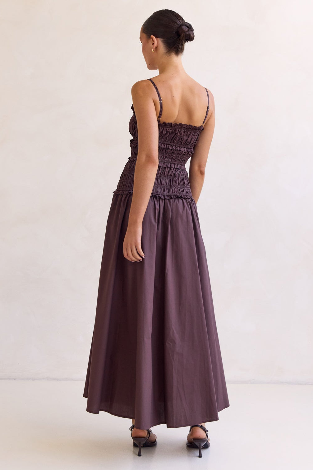Brooke Maxi Dress (Chocolate)
