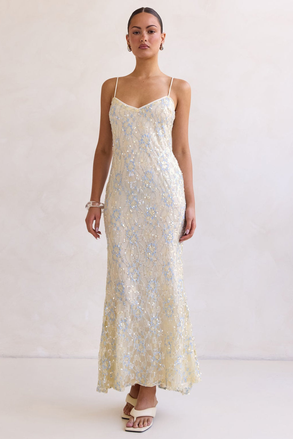 Mara Maxi Dress (Cream)