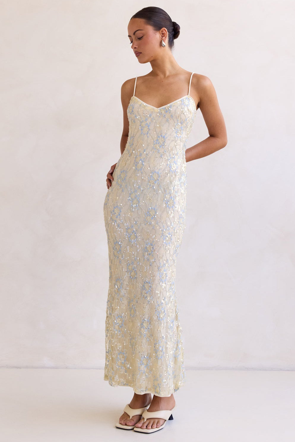 Mara Maxi Dress (Cream)