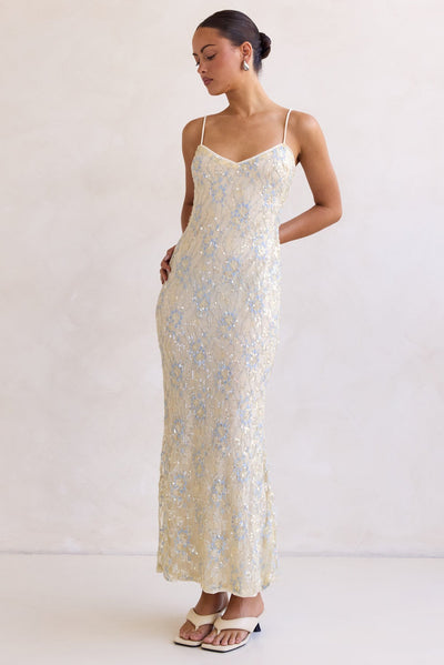 Mara Maxi Dress (Cream)