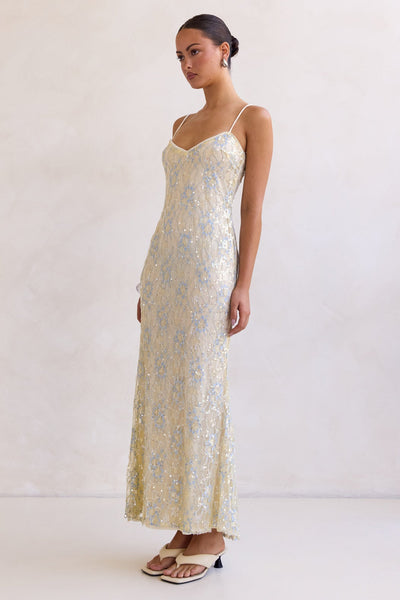 Mara Maxi Dress (Cream)