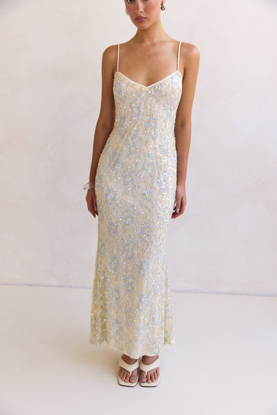 Mara Maxi Dress (Cream)