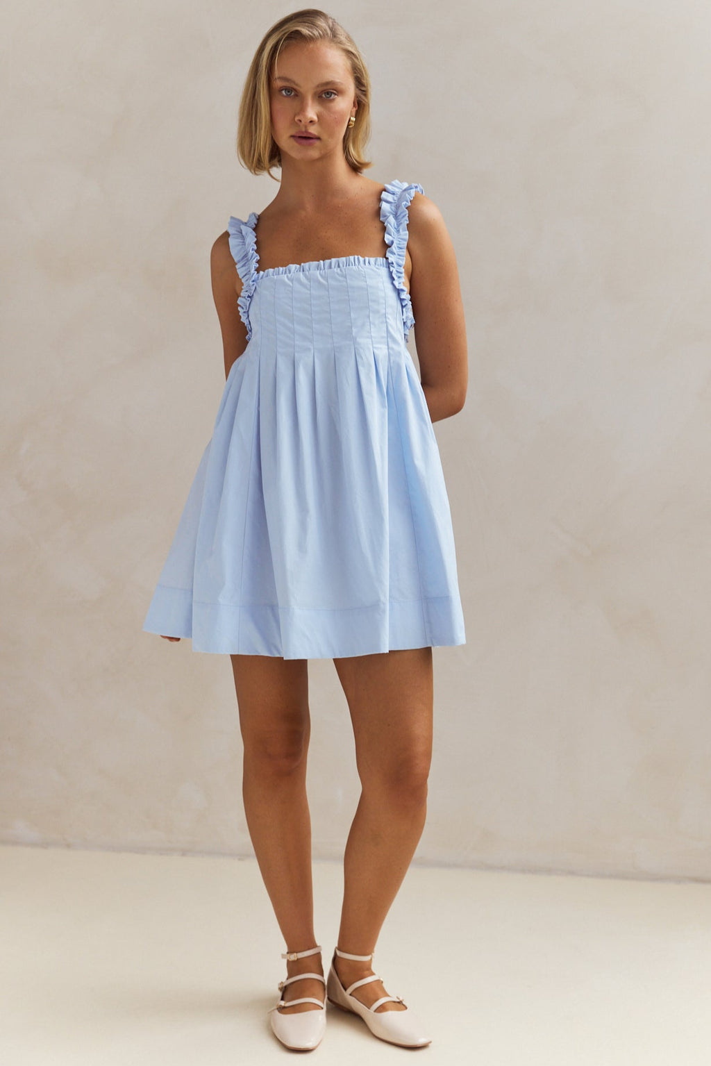 Lila Mini Dress (Blue)