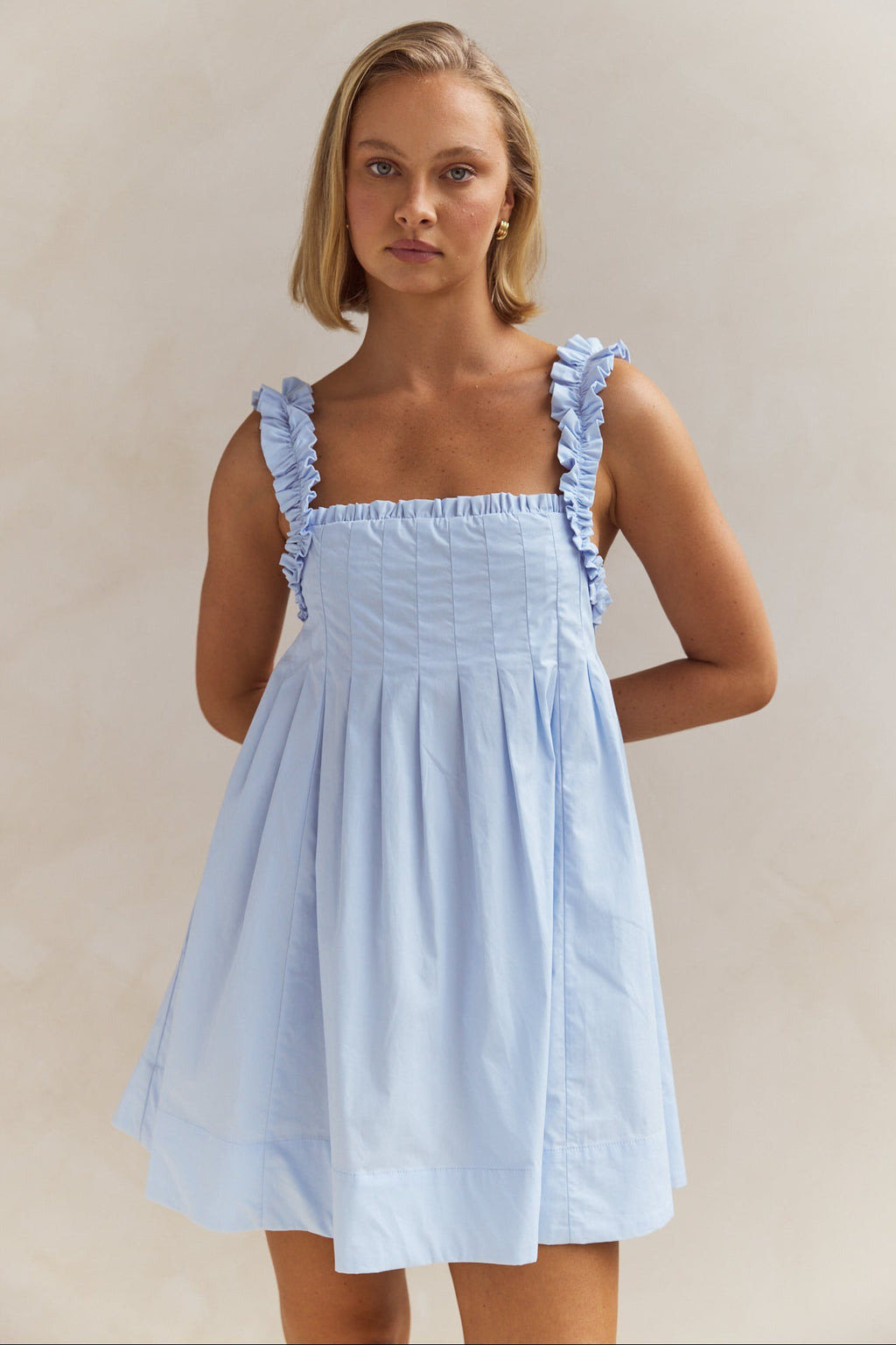 Lila Mini Dress (Blue)